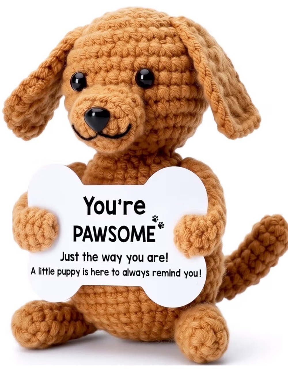 Emotional Positive Support Crochet Desk Decor Accessories